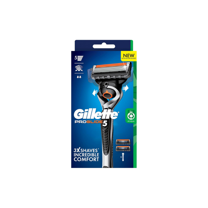 Gillette Fusion Proglide Razor Handle + 2 Blade