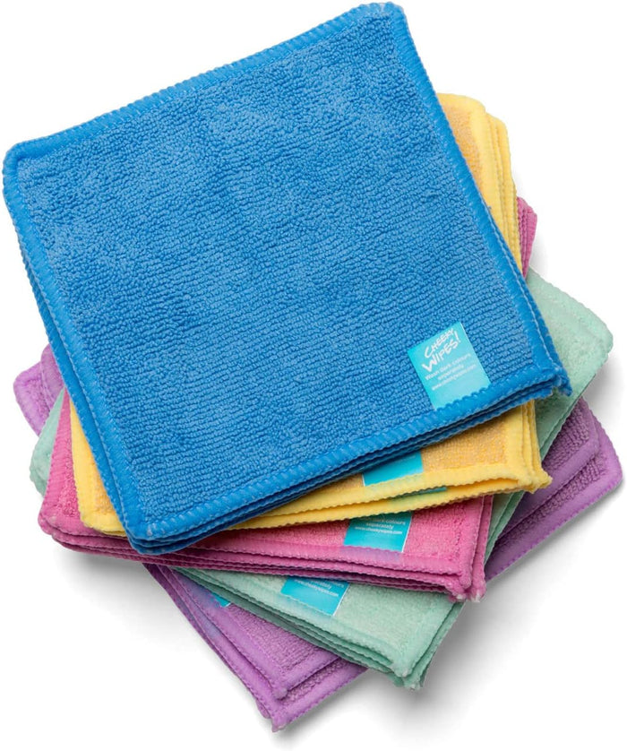 Cheeky Wipes 25 Rainbow Micro Fibre Cloth Baby Wipes