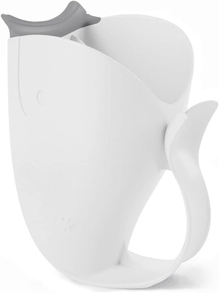 Skip Hop Moby Hair Wash Cup for Tear-Free Hair Washing White