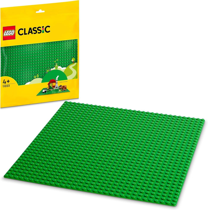 LEGO Classic Green Building Plate, Building & Construction Kids Toy for 4+ Year