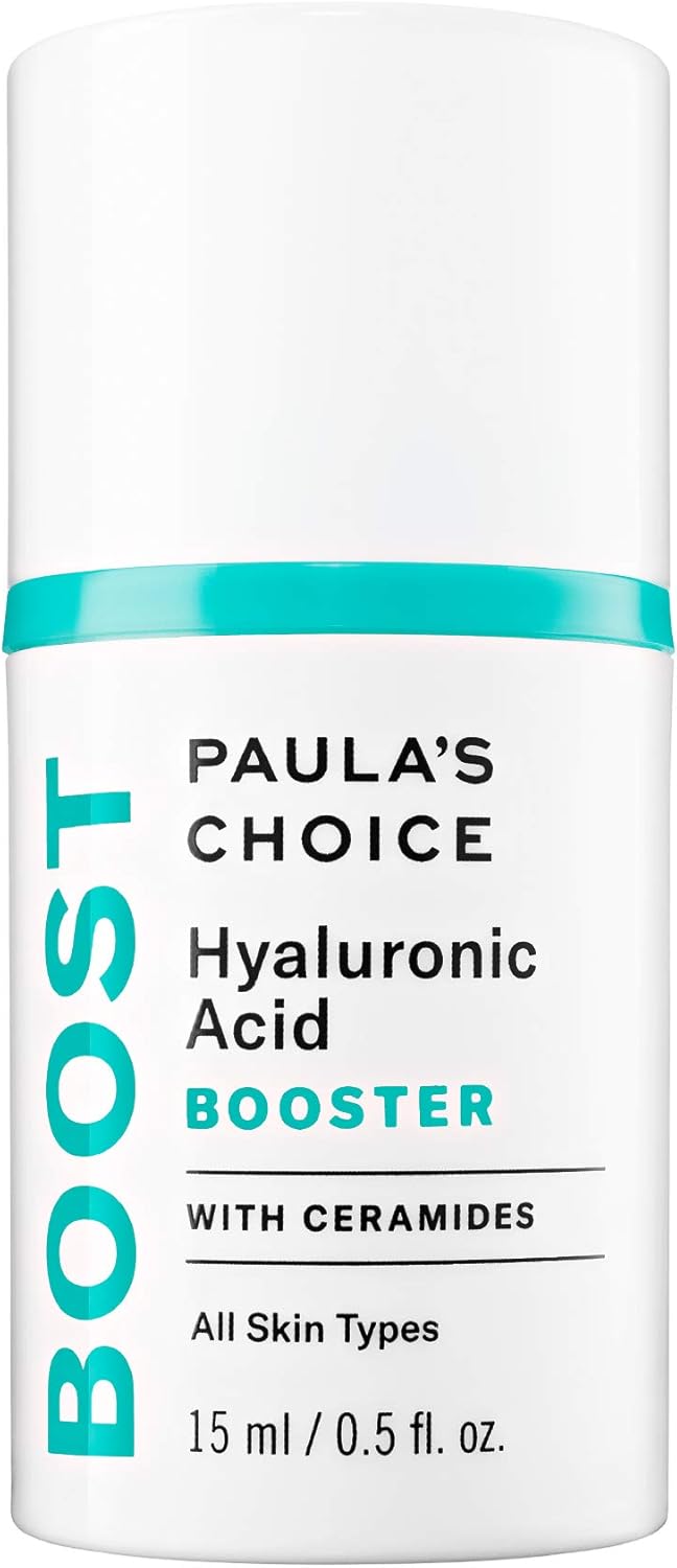 Paula's Choice BOOST Hyaluronic Acid Booster with Ceramides for Lightweight Deep Hydration, Concentrated Serum, 15 ml Bottle