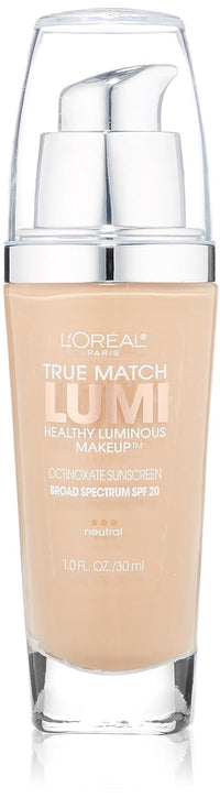 L'Oreal Paris True Match Lumi Healthy Luminous Makeup, Neutral, 1 fl; oz.