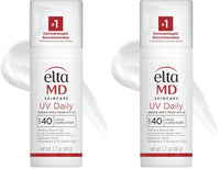 EltaMD UV Daily SPF 40 Face Sunscreen Moisturizer with Zinc Oxide, Daily Face Moisturizer with SPF, Sunscreen, For Dry Skin 1.7 oz Pump (Pack of 2)