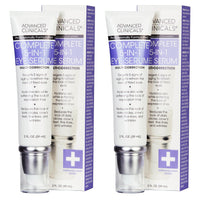 Advanced Clinicals 5-in-1 Eye Serum | Multi-Benefit Visible Anti Aging Under Eye Serum Face Moisturizer Reduces Appearance Of Dark Circles, Puffy Eyes, Crows Feet, Wrinkles, & Fine Lines, 2-Pack