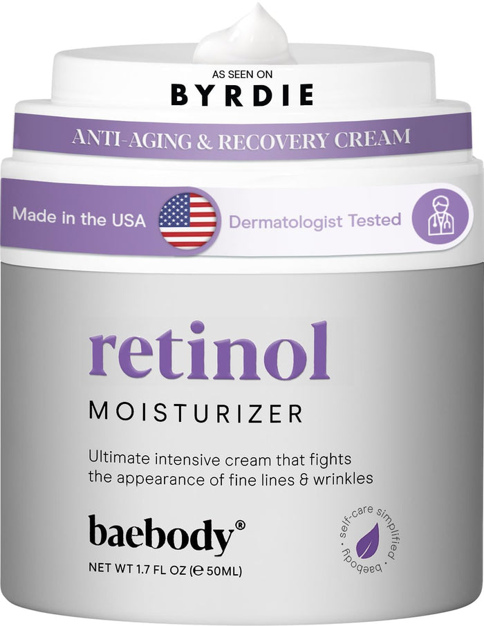 Baebody Made in USA Retinol Cream for Face - Anti Aging Face Cream
