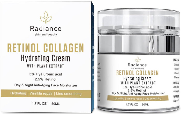 RADIANCE All Natural Retinol Intense Cream for Face Retinol Cream For Face Moisturizer Anti-Aging