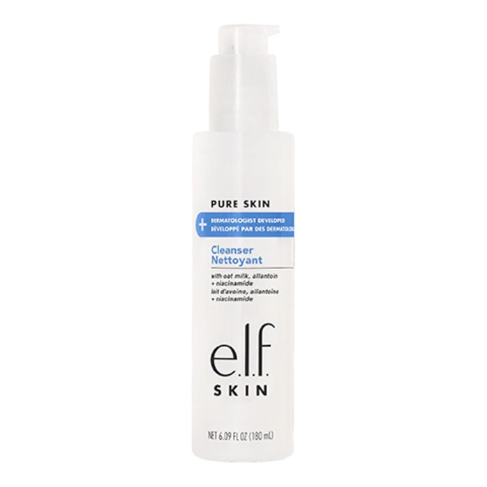e.l.f. SKIN Pure Skin Cleanser, Non-Foaming Gentle Daily Face Wash For Sensitive Skin, Removes Impurities Without Irritation, Vegan & Cruelty-Free
