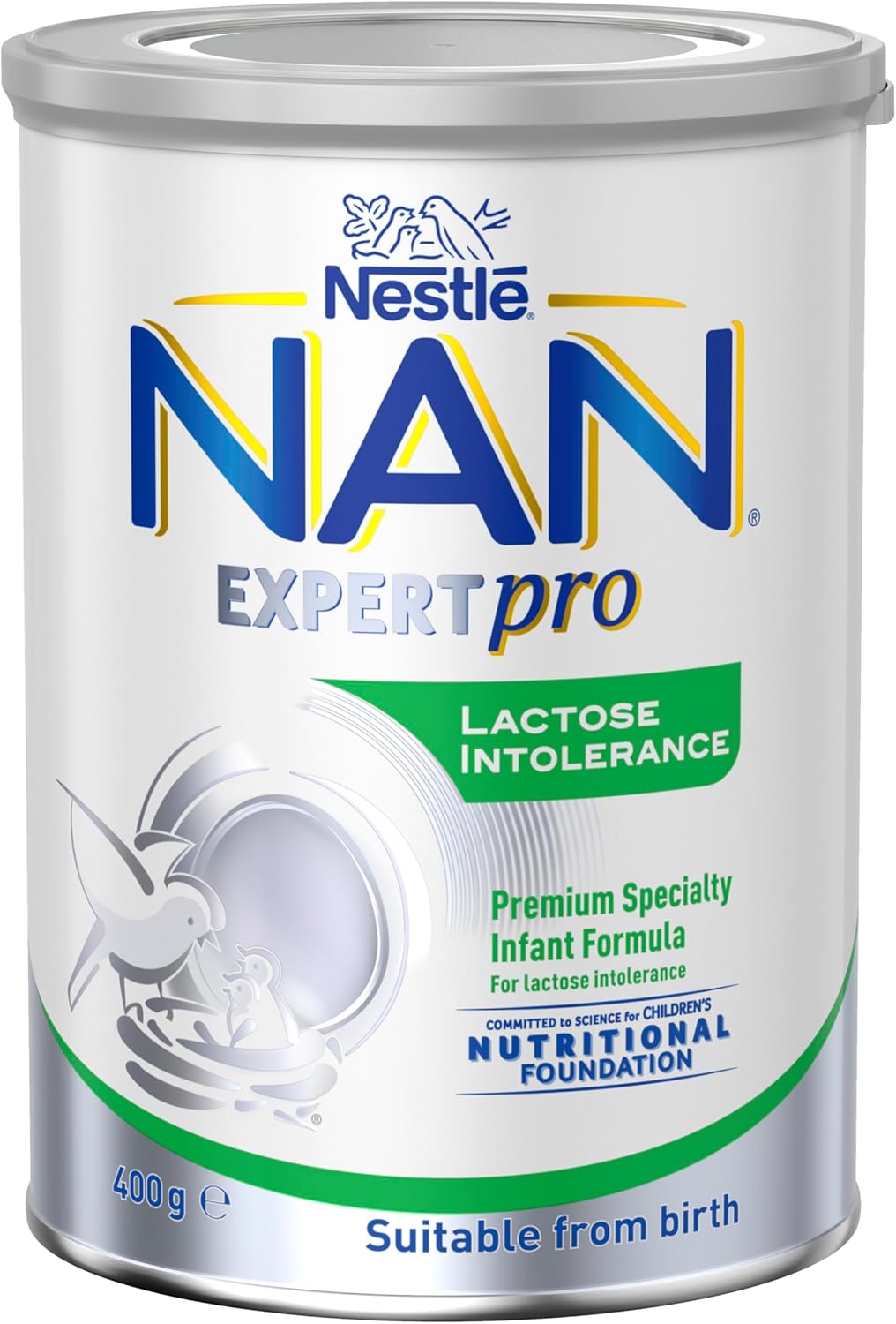 Nestlé NAN EXPERTpro Lactose Intolerance Baby Formula From 0-12 Months - 400g