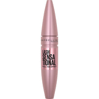 Maybelline Lash Sensational Washable Mascara, Lengthening and Volumizing for a Full Fan Effect, Blackest Black, 1 Count