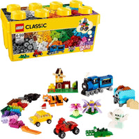 LEGO Classic Medium Creative Brick Box, Colourful Building Bricks Set, Kids' Toys for 4+ Year