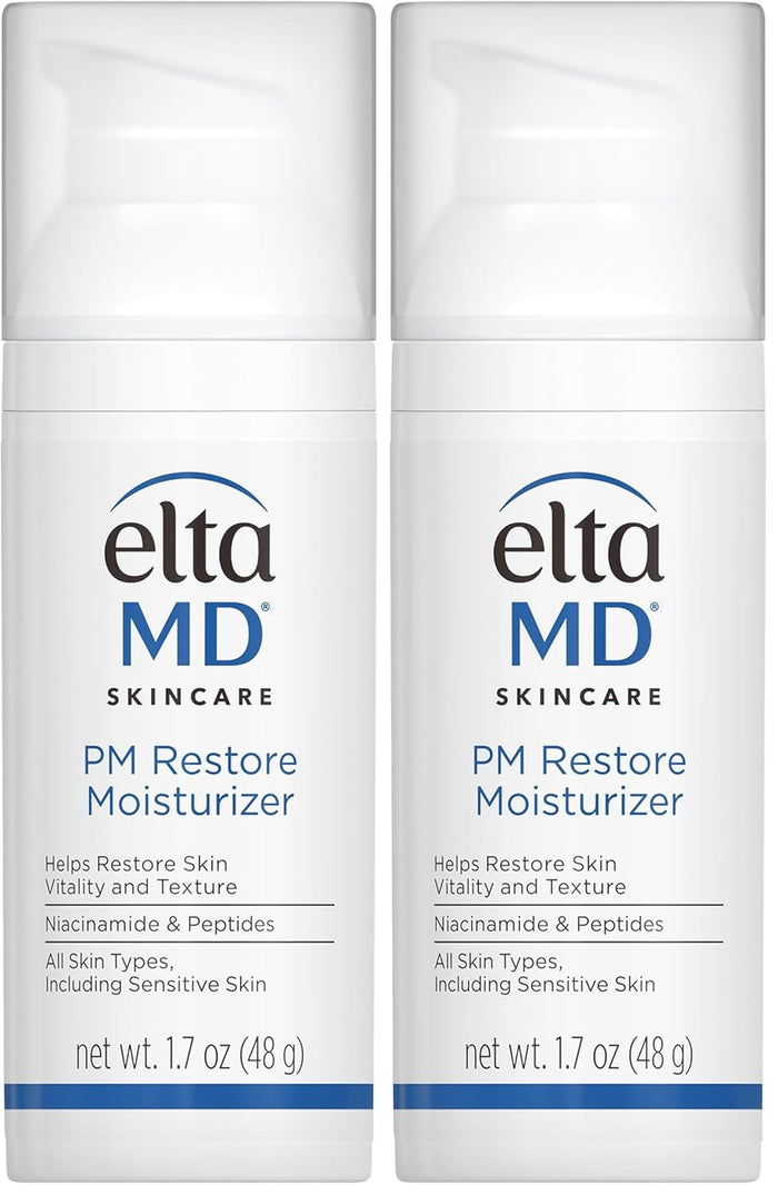 EltaMD PM Restore Face Moisturizer, Night Moisturizer for Face, Restores Skin Elasticity and Vitality Overnight, Safe For All Skin Types