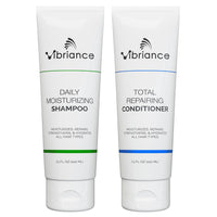 Vibriance Shampoo and Conditioner Set - Strengthening Wash Infused with Biotin for Dry, Damaged, Aging Hair - Deeply Hydrating, Moisturizing