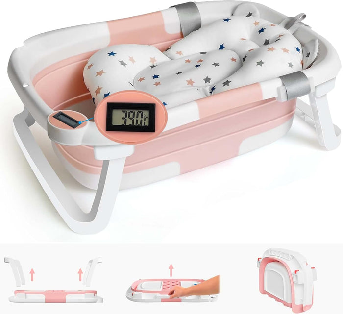Baby Bath Tub Foldable Bathtub | Pink
