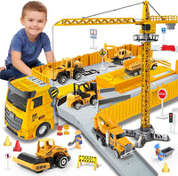 Construction Site Vehicles for 3-7 Years Old Boys Construction Site Vehicles