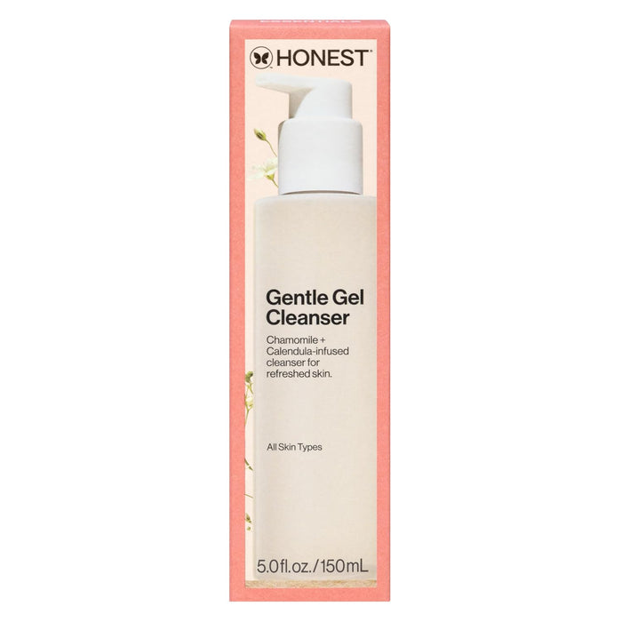 Honest Beauty Gentle Gel Daily Face Cleanser | Calms + Refreshes, Sensitive Skin Friendly | Chamomile + Calendula Extracts | EWG Verified + Cruelty Free | 5 fl oz