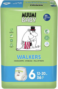 Muumi Baby Nappy Pants Pack of 36, Size 6 Junior 12-20 kg