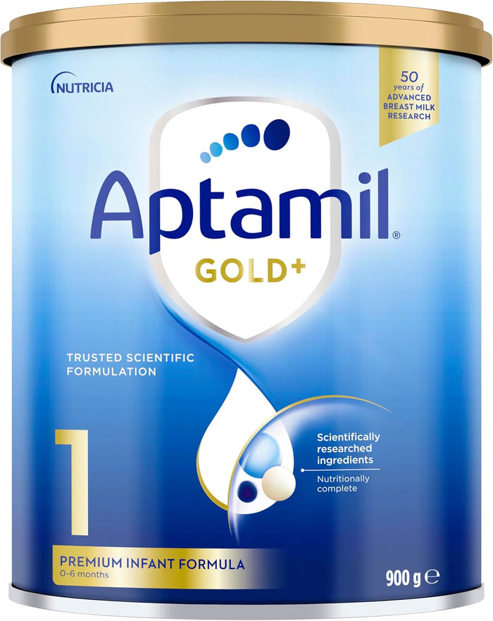 Aptamil Gold+ 1 Premium Nutritionally Complete Infant Formula,Birth to 6 Months, 900g