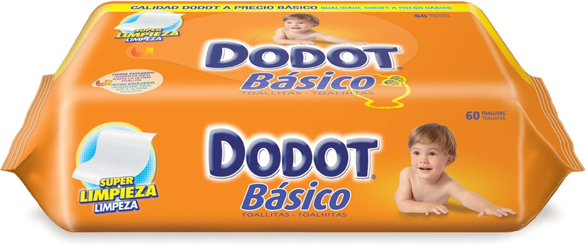 Dodot Basic Baby Wipes (60 u) 60 Wipes