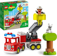 LEGO DUPLO Rescue Fire Engine 10969 Building Toy Set and BIC Kids