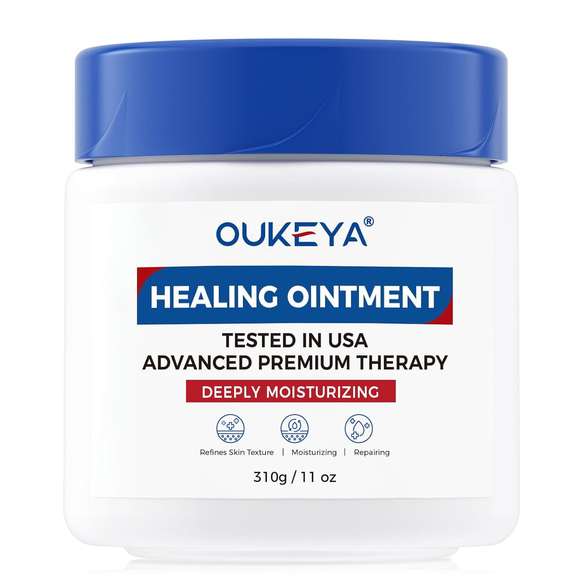 Healing Ointment, Advanced Therapy Skin Protectant,Soothes Cracked Hands and Chapped Lips