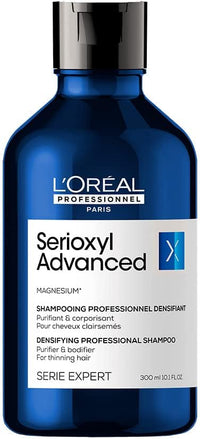 L'Oréal Professionnel | Strengthening Hair Shampoo for Thinning Hair, Serioxyl Advanced Purifier & Bodifier Shampoo, 300 ml
