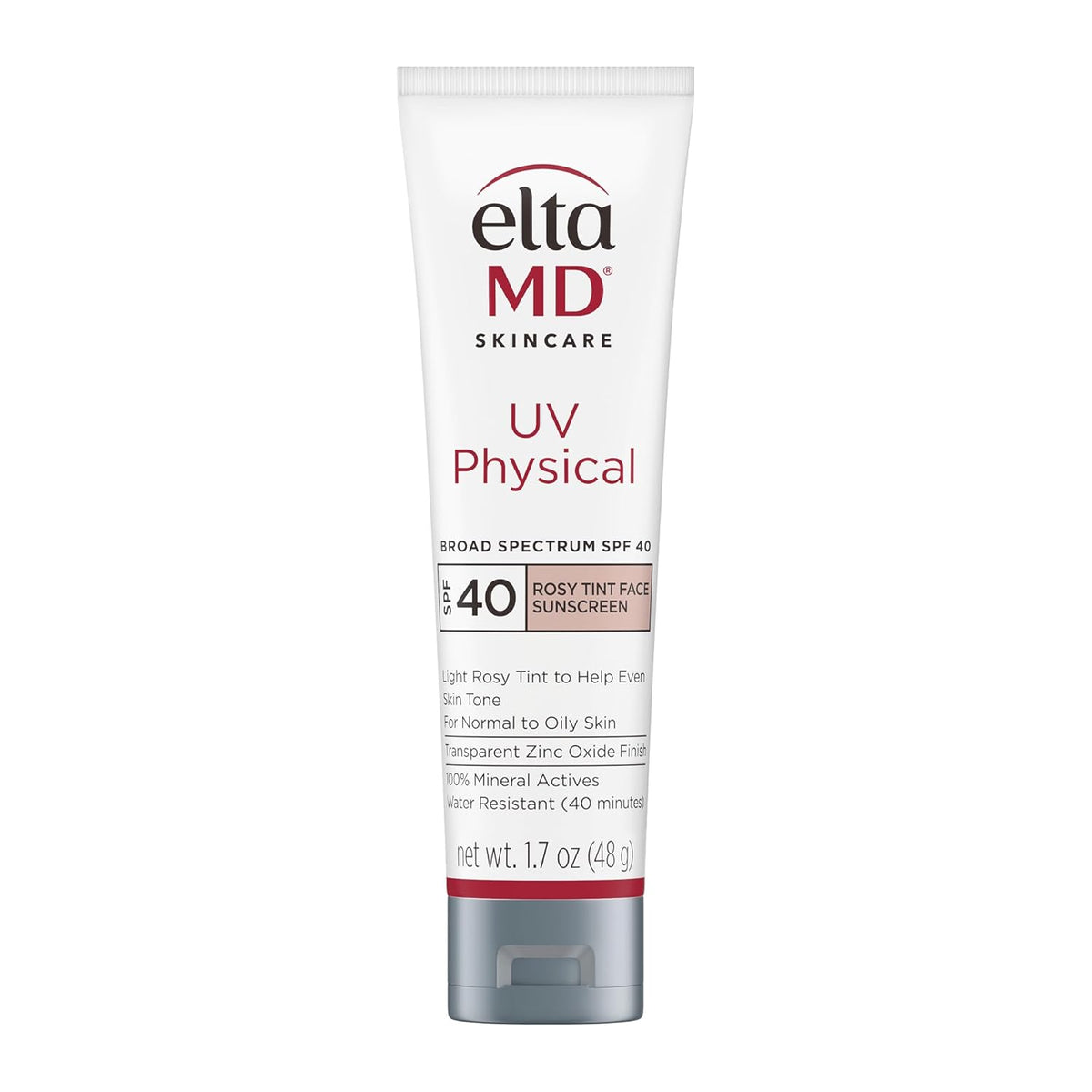 EltaMD UV Physical Tinted Sunscreen for Face, 100% Mineral Active Sunscreen