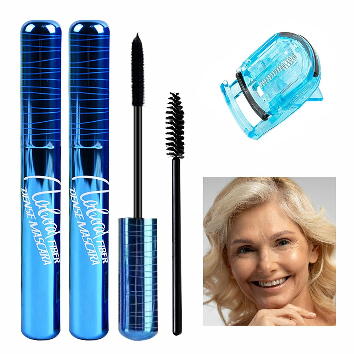 Mascara for Older Women 60 Plus Sensitive Eyes (2pcs)