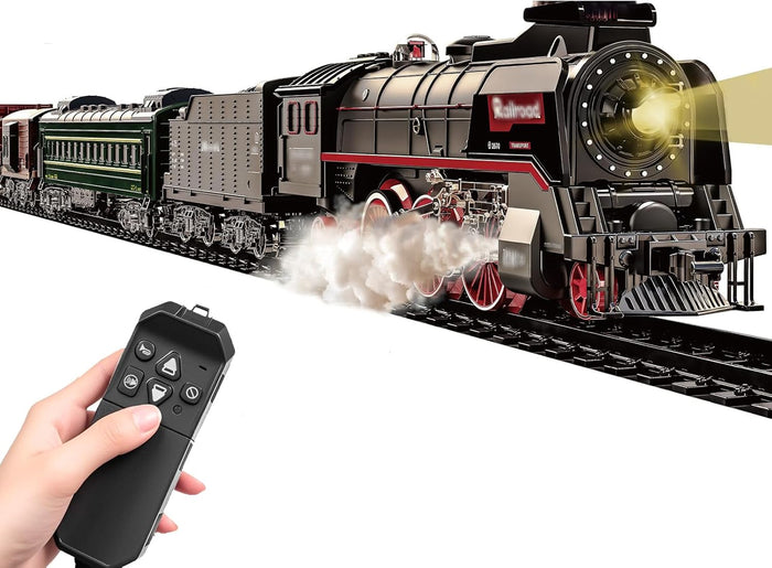 Electric Train Toy, Railway Children with Steam,3-8 yrs