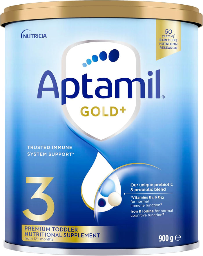 Aptamil Gold+ 3 Premium Toddler Milk Drink, From 1 Year, 900g