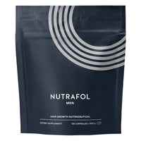Nutrafol Men's Hair Growth Supplements, Clinically Tested for Visibly Thicker Hair and Scalp Coverage, Dermatologist Recommended - 1 Month Supply, 1 Refill Pouch