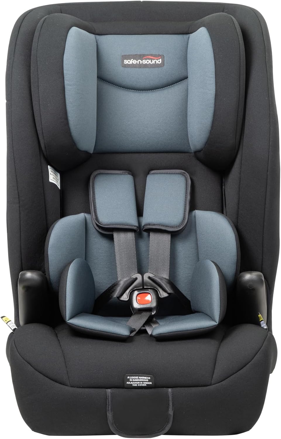Safe-n-Sound Urban GRO II Harnessed Car Seat, Comfortable with in Built Harness Protection, Black/Grey, 6 Months – 8 Years (8040)