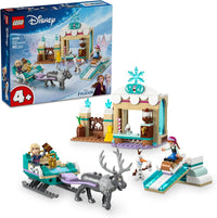 LEGO Disney Frozen Anna’s Sleigh Adventure, Princess Toy for 4+ Year Old Girls & Boys