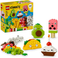 LEGO Classic Creative Food Friends Building Blocks Set, Kids Construction Toy for 4+ Year Old Boys and Girls, incl. Assorted Bricks to Build a Cupcake, Ice Cream & More, Kitchen Food Playset 11039