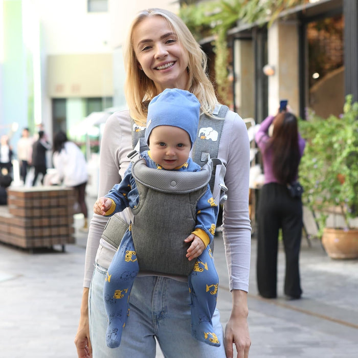 Baby Carrier Ergonomic/Pure Cotton More Lightweight and Breathable/Multiposition