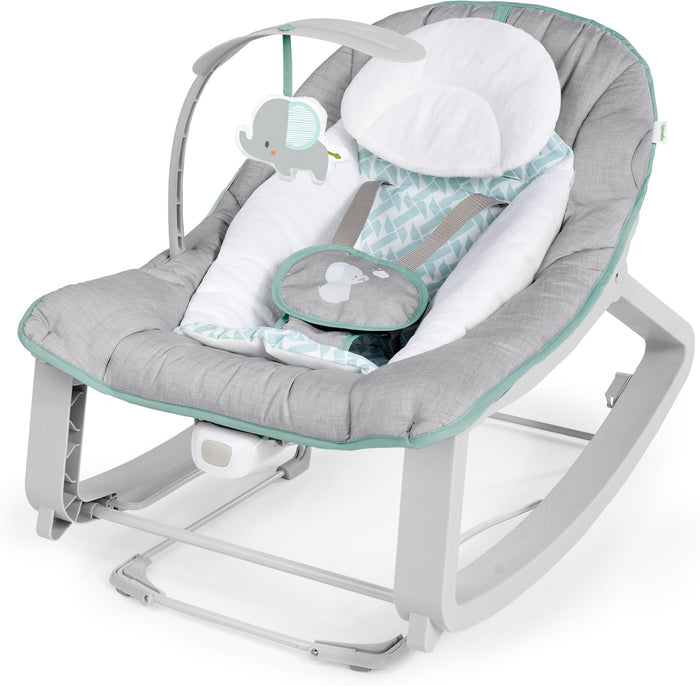 Keep Cozy 3-in-1 Grow with Me Vibrating Baby Bouncer Seat & Infant to Toddler Rocker - Weaver, Newborn and up