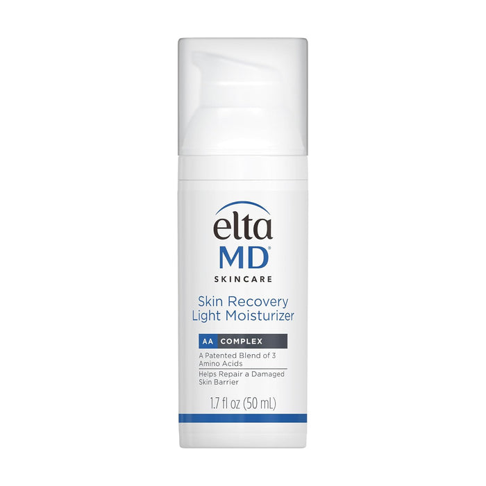EltaMD Skin Recovery Light Face Moisturizer for Dry Skin, Oil Free Moisturizer for Face and Acne Prone Skin Care, 1.7 oz Pump