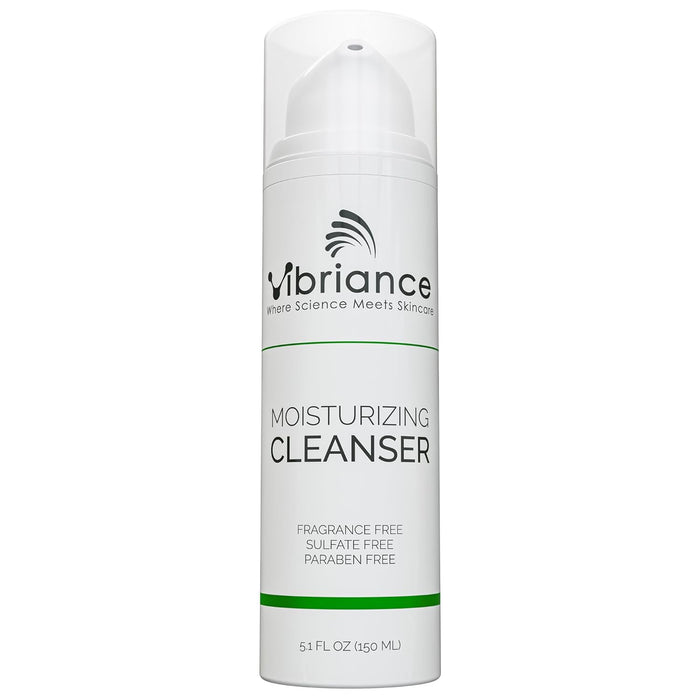 Vibriance Moisturizing Face Cleanser, 5.1 fl oz - Ultra-Hydrating Facial Wash for Women, Normal to Dry Skin - Sulfate and Paraben-Free - Removes Makeup, Impurities