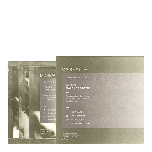 M2 Beaute Ultra Pure Solutions Oil-free Make-up Remover Sachets