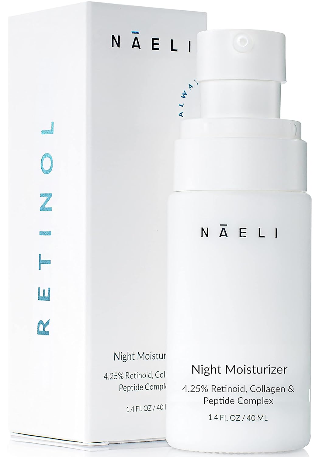 Retinoid Cream - 4.25% Retinol Night Moisturizer for Face & Neck with Collagen