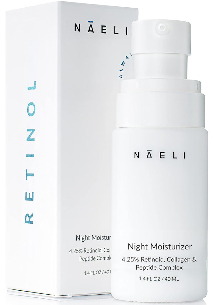 Retinoid Cream - 4.25% Retinol Night Moisturizer for Face & Neck with Collagen