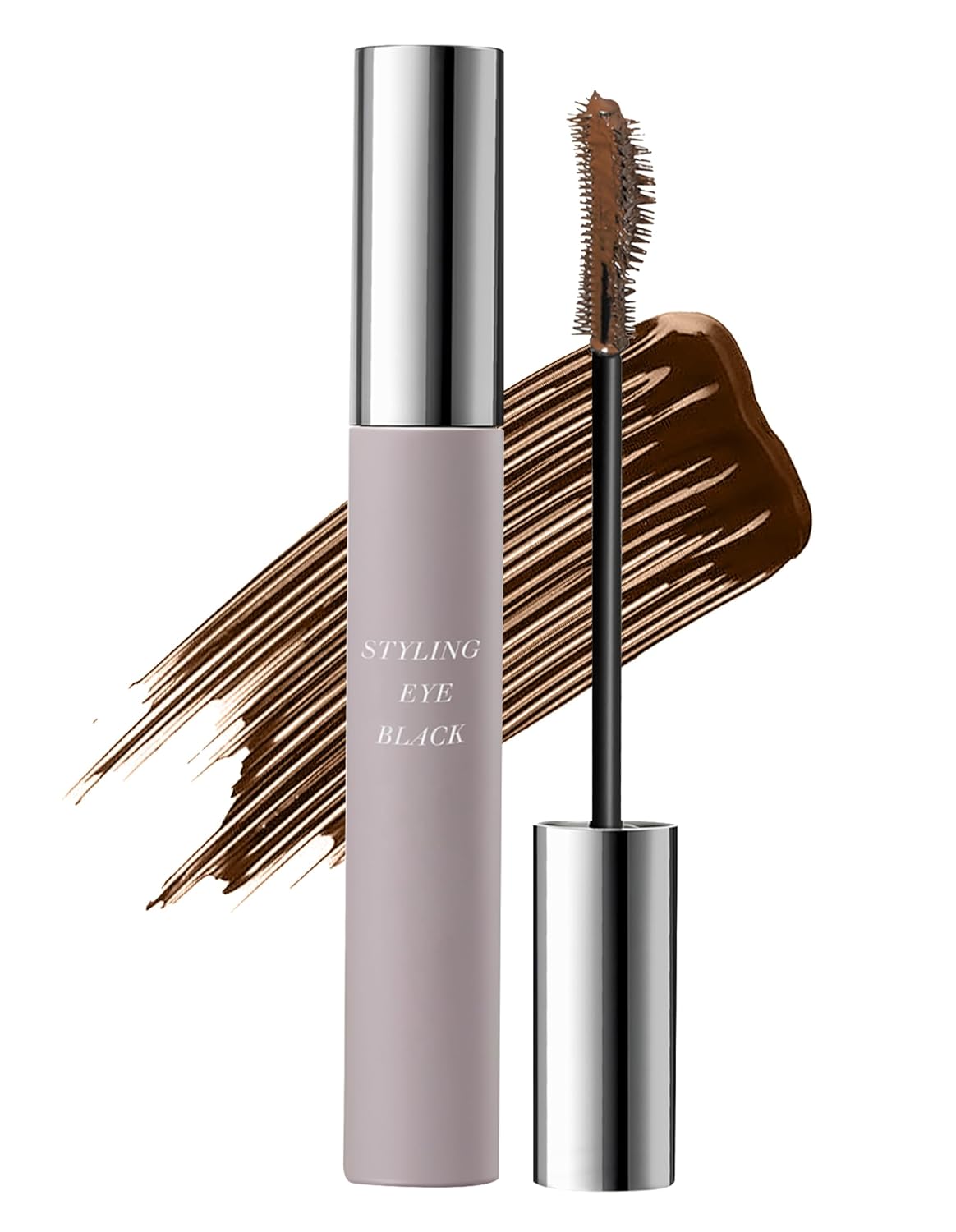 Erinde Brown Mascara for Older Women 60 Plus, Extreme Length and Volume Waterproof Mascara, Hypoallergenic Mascara For Sensitive Eyes