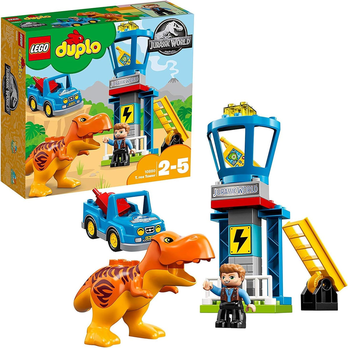 LEGO DUPLO Jurassic World T. rex Tower 10880 Playset Toys