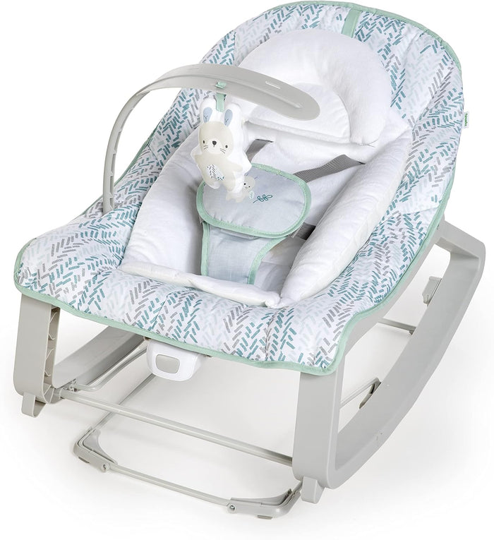 Ingenuity Keep Cozy 3-in-1 Grow with Me Vibrating Baby Bouncer Seat & Infant to Toddler Rocker - Spruce, Newborn and up