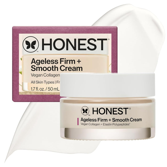 Honest Beauty Ageless Firm and Smooth Cream | Powered by Vegan Collagen and Elastin Polypeptides
