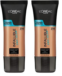 L’Oréal Paris Infallible Pro-Glow Foundation, Classic Tan, 1 Fl oz (Pack of 2)