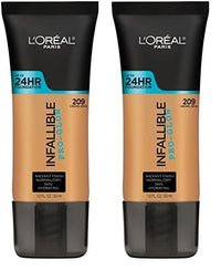 L’Oréal Paris Infallible Pro-Glow Foundation, Caramel Beige, 1 fl; oz. (Pack of 2)