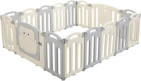 Keezi Baby Playpen, 16 Panels Babies Play Pen Toddlers Fence Yard
