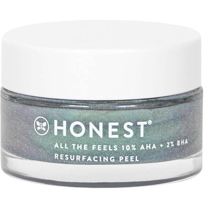 Honest Beauty All the Feels Resurfacing Peel | Deeply Exfoliates + Renews Skin | Vegan + Cruelty Free | 1.7 oz