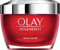 Olay Regenerist Crema De Noche, Fórmula Con Niacinamida (Vitamina B3) Y Péptidos, Hidrata Al Instante Y Durante 24H, Piel Más Firme En 14 Días, 50 ml