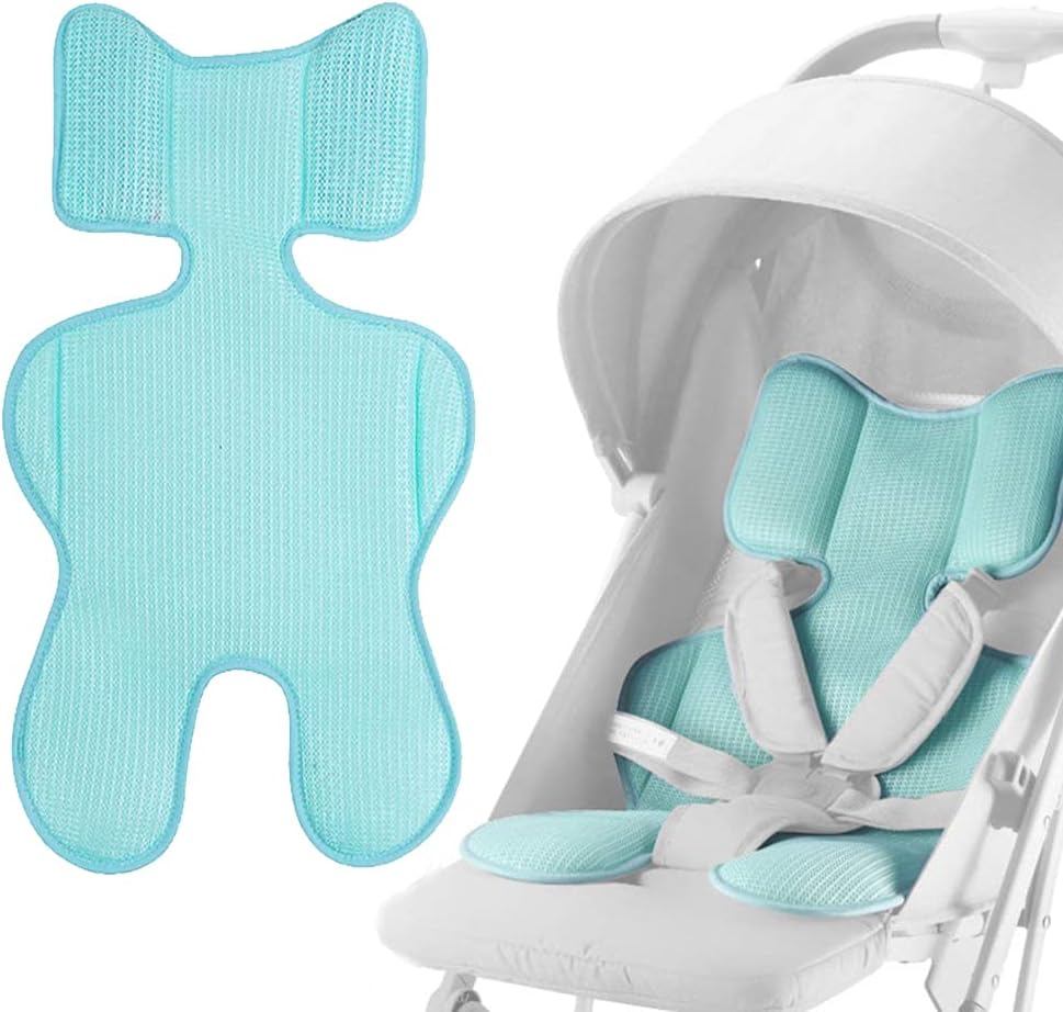 Universal Baby Stroller Liner 3D Mesh Cool Seat Pad Mat Breathable Pram Pushchair Car Seat Cushion Idy Support Cushion